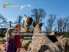 Sztuczne zwierzęta Safari Realistyczny animatroniczny lew do Zoo Park 110V 220V