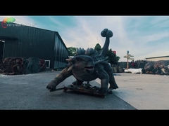 Park rozrywki Life Size Animatronic Dinosaurs Ankylosaurus Realistyczny model dinozaura do parku rozrywki