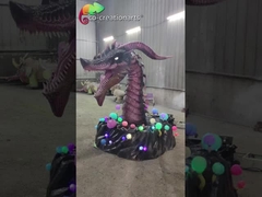 Western Fiery Animatronic Dragons odporny na słońce