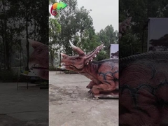 Animatroniczny model Triceratops dla dekoracji parku rozrywki