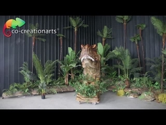 Life Size Jurassic World Animatronic T Rex Head Dinosaur Sterowanie czujnikiem podczerwieni