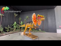 Symulacja Dinozaura Wodny Spray Animatroniczny Dilophosaurus Dla Jurackich Dekoracja parku