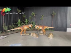 Animatroniczny dinozaur w naturalnym rozmiarze symulowany Pachycephalosaur Bitwa o atrakcję Jura
