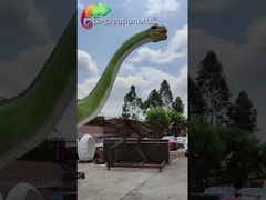 Symulacja na monety naturalnej wielkości Animatronic Dinosaurs 12m Brachiosaurus Models