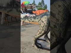 Mrugające oczy Real Life Size Animatronic Dinosaurs Ceratosaurus Model