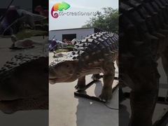 CE 5M Animatronic Ankylosaurus Sztuczny dinozaur na wystawę w centrum handlowym