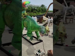 Realistyczne naturalnej wielkości animatroniczne dinozaury Iguanodon Model Odporność na warunki atmosferyczne
