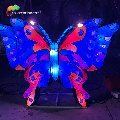 Zigong Outdoor Wodoodporne chińskie lampiony Lampiony motylkowe o wysokiej wytrzymałości