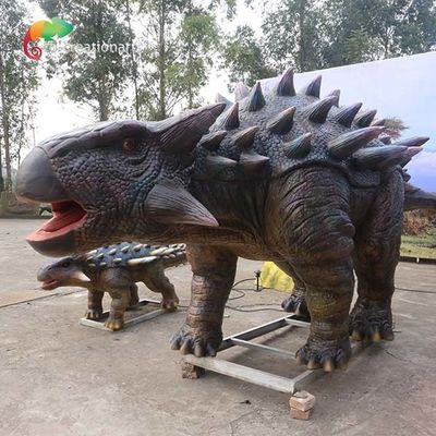kupować Wodoodporny park rozrywki Life Size Animatronic Dinosaur Realistyczny ankylozaur do parku rozrywki online manufacture