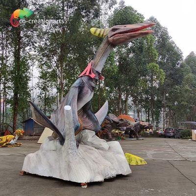 Wyposażenie parku rozrywki realistyczny model dinozaura naturalnej wielkości animatroniczny model dinozaura pterozaura