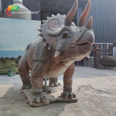 kupować Realistyczny rozmiar życia Animatronic Dinosaur Traceratops Jurajski dla parku rozrywki online manufacture