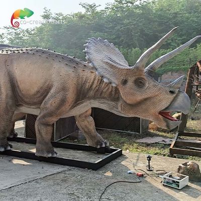 kupować 7M Dino Animatronic Realistyczny Tricratops Duży odkryty dinozaur z ruchem ogona online manufacture