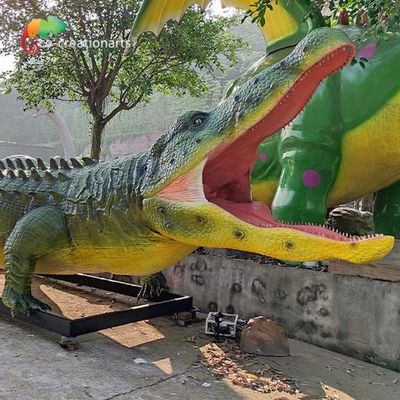 Wystawa Zoo Realistyczne zwierzęta animatroniczne Naturalna wielkość krokodyla Wodoodporna