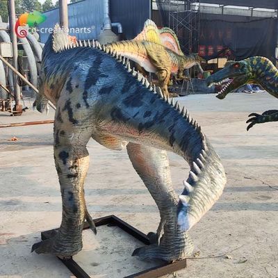 Rozmiar 6m naturalnej wielkości animatroniczne dinozaury megalozaur na wystawę w parku jurajskim