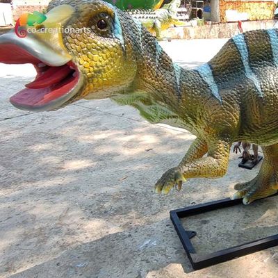 Obrót głowy Life Size Animatronic Dinosaurs Symulacja Hadrosauridae