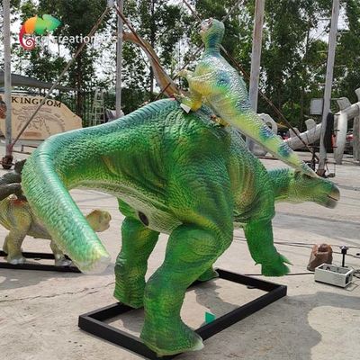 Realistyczne naturalnej wielkości animatroniczne dinozaury Iguanodon Model Odporność na warunki atmosferyczne