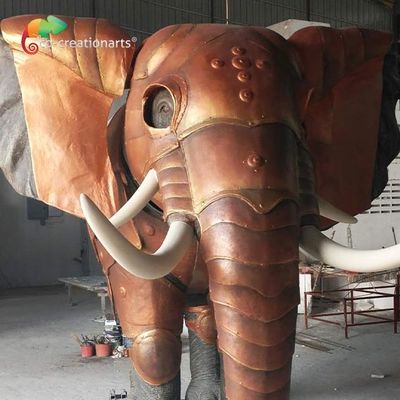 Dobra cena. Mall Decoration Custom Made Animatronics Fiberglass Elephant Statue 4.5 meters w Internecie