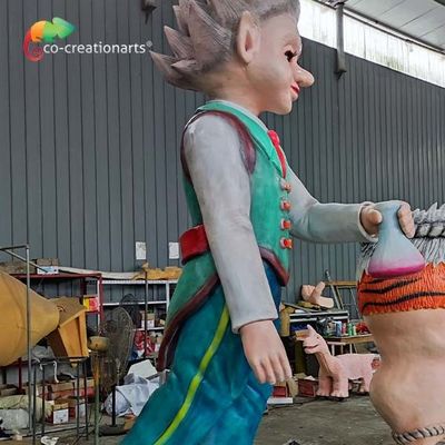 Odporne na warunki atmosferyczne duże wykonane na zamówienie animatroniki ze spersonalizowanym światłem LED