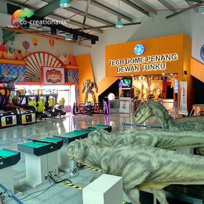 Dobra cena. Strzelanie do realistycznego animatronicznego sprzętu dinozaurów do parku rozrywki w Internecie