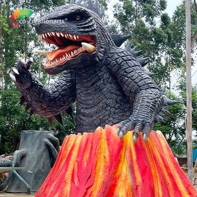 kupować Outdoor Custom Animatronics Godzilla Monster Volcano w parku rozrywki online manufacture