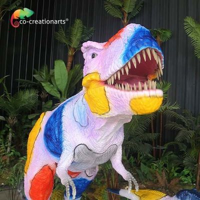 Park rozrywki Life Size Animatronic Dinosaur Family Dostosowany dźwięk