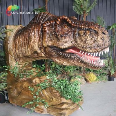 Dobra cena. Life Size Jurassic World Animatronic T Rex Head Dinosaur Sterowanie czujnikiem podczerwieni w Internecie