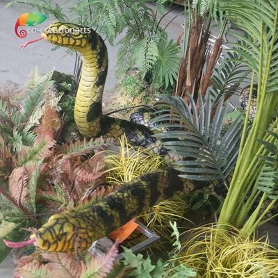 Zwierzęta naturalnej wielkości Symulowane animatroniczne węże na wystawach zwierząt