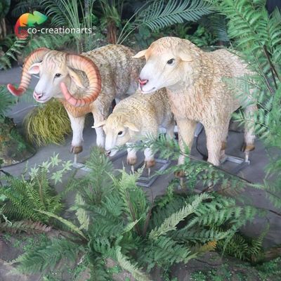 kupować Niebieskie 110v animatroniczne symulowane owce na wystawy zwierząt online manufacture