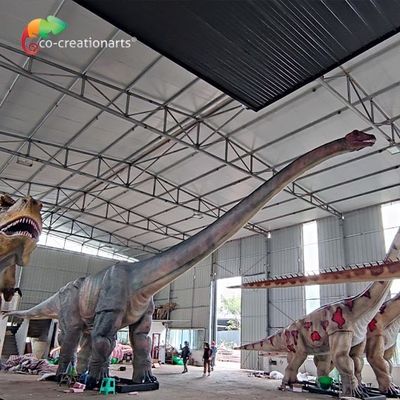 26 metrów naturalnej wielkości animatroniczne dinozaury Diplodocus Giant do parku jurajskiego