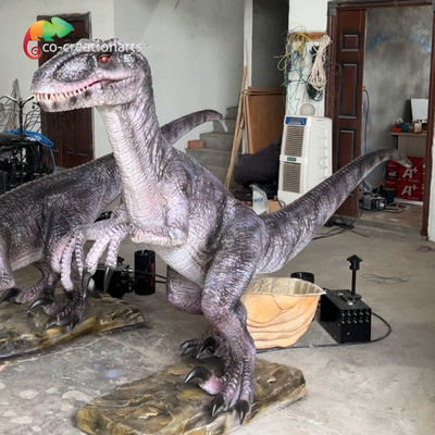 Realistyczne systemy sterowania dźwiękiem Animatronic Dinsoaur Simulatio Velociraptor Do wystawy