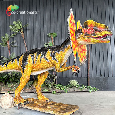 Symulacja Dinozaura Wodny Spray Animatroniczny Dilophosaurus Dla Jurackich Dekoracja parku