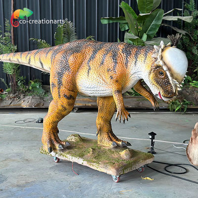 Dobra cena. Animatroniczny dinozaur w naturalnym rozmiarze symulowany Pachycephalosaur Bitwa o atrakcję Jura w Internecie