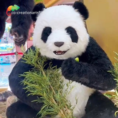 Rzeczywiste zwierzęta-roboty Animatroniczny panda dla parku rozrywki
