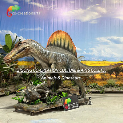 Animatroniczne symulacje dinozaurów Szczyt polowania na spinozaurów Dekoracja parku rozrywki
