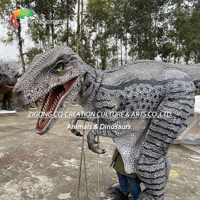 Dobra cena. Noszony kostium dinozaura Velociraptor Animatronic: atrakcja do wyświetleń interaktywnych w Internecie
