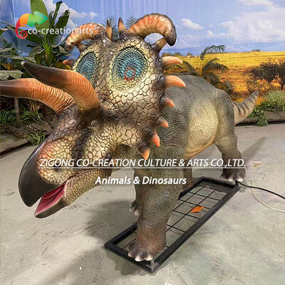 kupić Realistyczny Animatronic Lokiceratops Dinosaur Model dla parków rozrywki i wystaw edukacyjnych produkcja online