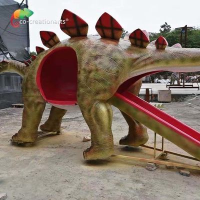 Dobra cena. Dostosowany sprzęt do zabaw dla dinozaurów 6M Zjeżdżalnia z włókna szklanego Stegosaurus w Internecie