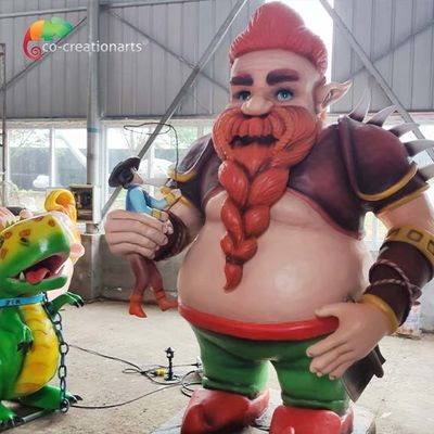 Dobra cena. Konfigurowalna dekoracja krajobrazu Park rozrywki Animatronics Postacie w Internecie