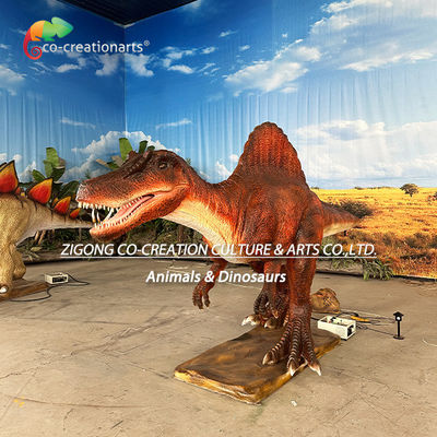 Realistyczny Animatroniczny Dinozaur Spinosaurus: Multi-Motion Showstopper Z Związanymi kończynami, Żywym Kolorem i Atmosferą Wodną